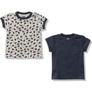 マイファーストHHプリントティーセット B My First HH Print Tee Set HB62151 ヘッジホッグプリント(N8) 70サイズ [アウトドア トップス キッズ]