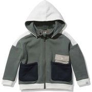 ヘリーベアフルジップスウェットパーカー K Helly Bear Full-zip Sweat Parka HJ32180 ファーグリーン(FG) 100サイズ [アウトドア スウェット キッズ]