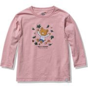 ロングスリーブヘリーベアリーフティー K L/S HB LEAF T HJ32183 ピンクシェル(PS) 100サイズ [アウトドア トップス キッズ]
