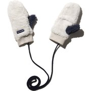 シャギーフリースミトン K Shaggy Fleece Mittens HAJ92152 アイボリー(IV) [アウトドア グローブ キッズ]
