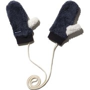 シャギーフリースミトン K Shaggy Fleece Mittens HAJ92152 ヘリーブルー(HB) [アウトドア グローブ キッズ]