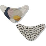マイファーストHHビブセット B My First HH Bib Set HAB92153 ウッドプリント(I5) [アウトドア ベビー 小物]