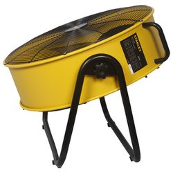 STANLEY 工場扇 50cm ドラム式工業扇 SLF005018 イエロー 正規代理店】スタンレー 扇風機 ドラム式工業扇 開放式モーター