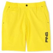 621-1132006-060-LL [ゴルフウェア メンズ ナイロンストレッチショートパンツ LLサイズ イエロー]