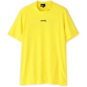 621-1168004-060-L [ゴルフウェア メンズ PINGバックロゴ 半袖ハイネックカットソー Lサイズ イエロー]