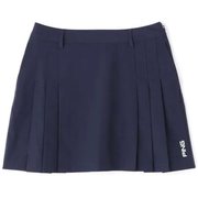 622-1134005-120-L [ゴルフウェア レディース ボックスプリーツスカート Lサイズ ネイビー]