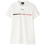 622-1168005-030-M [ゴルフウェア レディース 半袖 モックネックカットソー Mサイズ ホワイト]