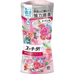 スッキーリ！ トイレ用 華やかなピンクブーケ 400mL [消臭芳香剤 置き型]