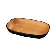 ボウル 25cm カレー＆パスタ プラスチック 砂紋 ブラック 55077