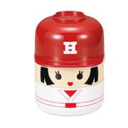 こけし弁当箱 野球ガール [お弁当箱 2段 お椀付き 440ml]