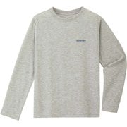 WIC.ロングスリーブT ワンポイントロゴ Kid's 1114522 ヘザーチャコール 150サイズ [アウトドア トップス キッズ]