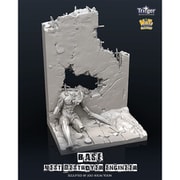 TA35003 1/35 ネストデストロイヤーエンジニア用展示ベース 貫通弾で破壊した壁と化物 [プラモデル用パーツ]