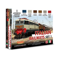 XS-13 水性塗料 イタリア鉄道 カラーセット1 [プラモデル用塗料]