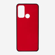 CSReno5H-BKxRD [OPPO Reno5 A 用 耐衝撃ハイブリッドケース ブラック×レッド]