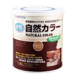 水性自然カラー 1.6L ミディアムオーク