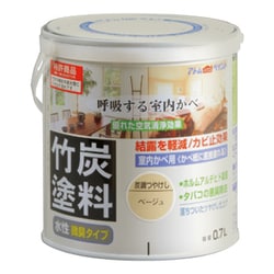 水性竹炭塗料 0.7L 炭調ベージュ
