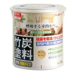 水性竹炭塗料 1.6L 炭調黄ジュラク