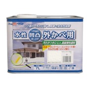 水性凹凸外かべ用塗料 7L ホワイト