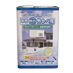 水性凹凸外かべ用塗料 14L アーバングレー