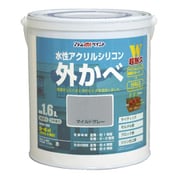 水性アクリルシリコン外かべ用 1.6L マイルドグレー