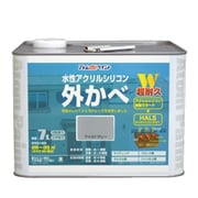 水性アクリルシリコン外かべ用 7L マイルドグレー
