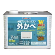 水性アクリルシリコン外かべ用 7L グレイッシュホワイト