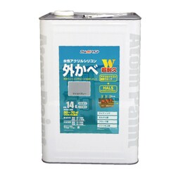 水性アクリルシリコン外かべ用 14L マイルドグレー