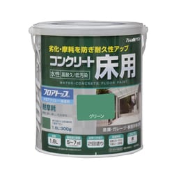 水性コンクリート床用 フロアトップ 1.6L グリーン