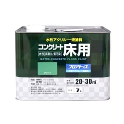 水性コンクリート床用 フロアトップ 7L グリーン