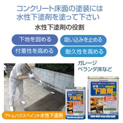 ヨドバシ.com - アトムハウスペイント 水性簡易防水塗料 7L アイボリー 