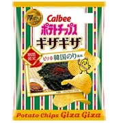 ポテトチップスギザギザピリ辛韓国のり風味 58g