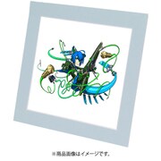 ミニ色紙 ペーパーフレーム ペールブルー 19468-2