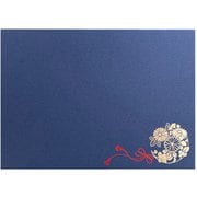 新仏事台紙 まり 横 L判 1面 藍色 19608-2