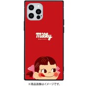 PEKO-08A [iPhone 12 / iPhone 12 Pro 用 スクエアガラスケース ペコちゃん ペコ]