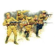 MB3523n 1/35 ミリタリーシリーズ ソ連 歩兵4体 41-42年 東部戦線 No.2 [組立式プラスチックモデル]