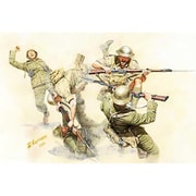 MB3592n 1/35 ミリタリーシリーズ 白兵戦 独軍vs英軍5体 41-42年北アフリカ [組立式プラスチックモデル]