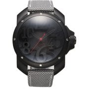正規品 2年保証 NK01 Raffinato メンズ シルバーファブリック ブラック