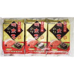 金原海苔店 金原ピリ辛明太子海苔 8切8枚3P