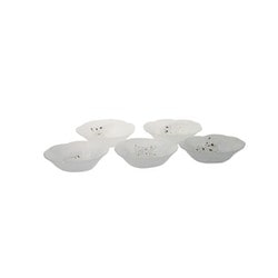 吉谷硝子 江戸硝子 金彩淡雪小皿セット YO-5580