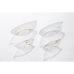 吉谷硝子 江戸硝子 金彩淡雪和食揃セット YO-5700