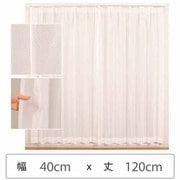 ミラーレースカーテン ウォッシャブル 防炎 日本製 幅40cm×丈120cm 1枚 berui-re-40x120