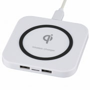 ワイヤレス充電器 USBポート2個付 MAV-W05-W