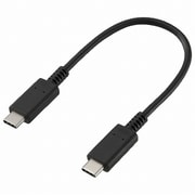 USBケーブル PD対応 Type-C 0.15m 黒 SMT-L015CPD-K