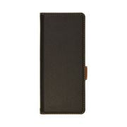 Xperia 1 III 薄型手帳ケース サイドマグネット BK×DBR 6143XP13BO