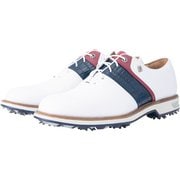 53932 21 DRYJOYS PREMIERE P WT/NV W255 [ゴルフシューズ ドライジョイズ プレミア パッカード レース メンズ 2021年モデル ホワイト/ネイビー/レッド W25.5cm]