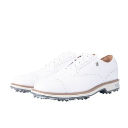 53927 21 DRYJOYS PREMIERE TA WT/WT W245 [ゴルフシューズ ドライジョイズ プレミア ターロウ レース メンズ 2021年モデル ホワイト/ホワイト W24.5cm]