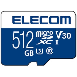 microSDXCカード 512GB Class10 UHS-I U3 V30 最大読込80MB/s 最大書込60MB/s データ復旧サービス付 MF-MS512GU13V3R