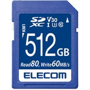 SDXCカード 512GB Class10 UHS-I U3 V30 データ復旧サービス付 最大読込80MB/s 最大書込60MB/s MF-FS512GU13V3R