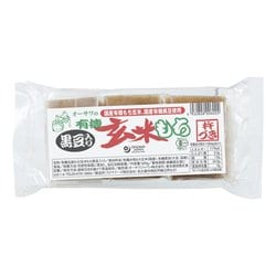 602 [有機黒豆入玄米もち 300g（6個）]