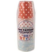 ドット柄ミニペーパーカップ 100ml 30個入